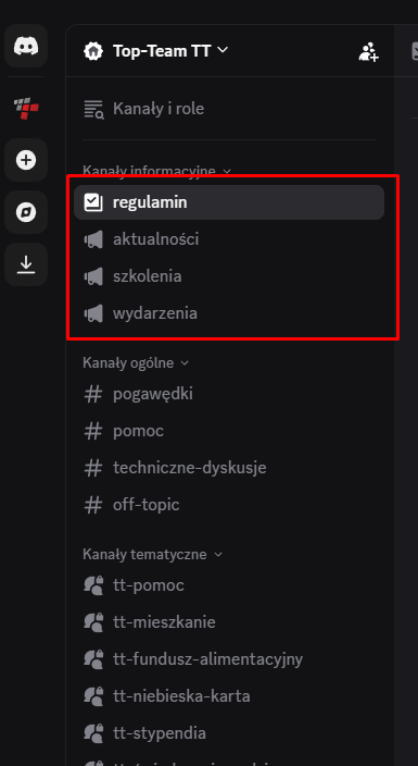 Poruszanie się po forum - kanał ogłoszeniowy tylko do odczytu